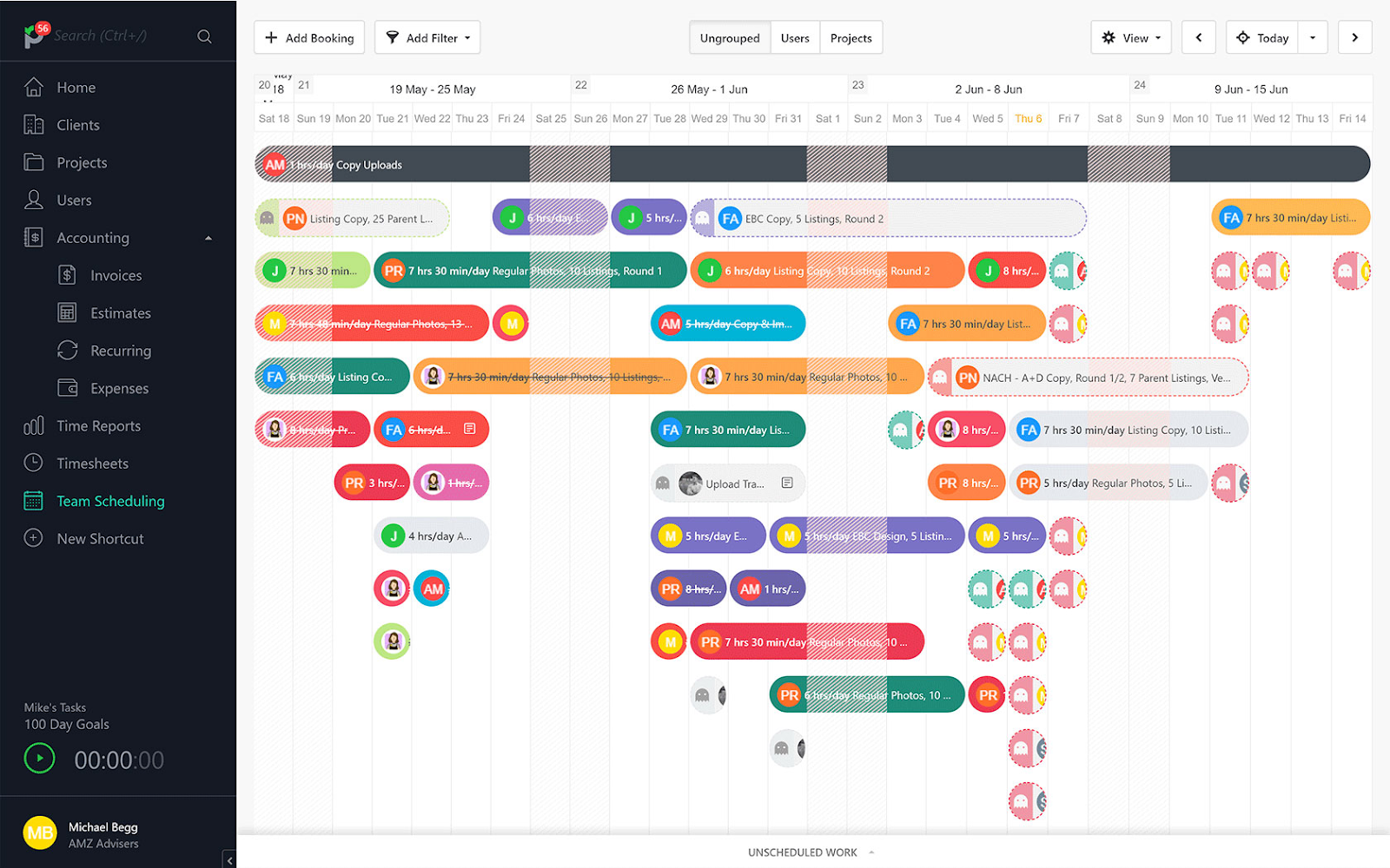 Paymo's project management software